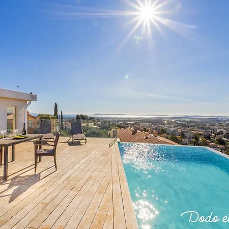 Breathtaking View 4 Bedroom House With Pool - Dodo Et Tartine * Hyères