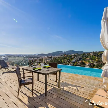 Вилла Breathtaking View 4 Bedroom House With Pool - Dodo Et Tartine *